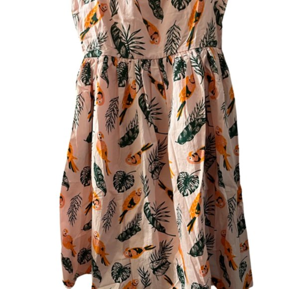 Saint Geraldine | Tropical Bird Swing Dress - Picture 6 of 7